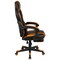 Flash Furniture Black/Orange Reclining Gaming Chair with Footrest CH-00288-OR-GG - alternate 4